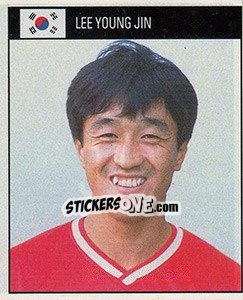 Cromo Lee Young Jin - World Cup 1990 - Orbis
