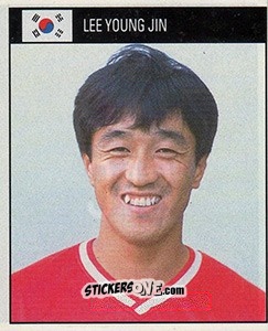 Cromo Lee Young Jin - World Cup 1990 - Orbis