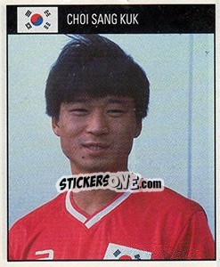 Sticker Choi Sang Kuk - World Cup 1990 - Orbis