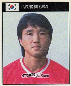 Sticker Hwang Bo Kwan - World Cup 1990 n. 345 - Orbis