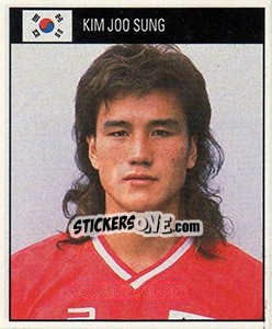 Sticker Kim Joo Sung - World Cup 1990 n. 346 - Orbis