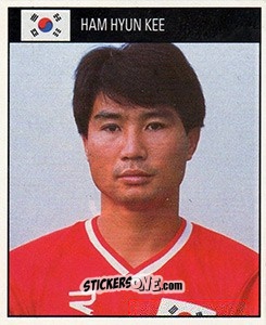 Cromo Ham Hyun Kee - World Cup 1990 - Orbis