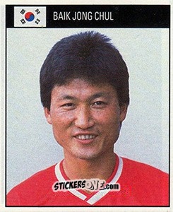 Sticker Baik Jong Chul - World Cup 1990 n. 356 - Orbis