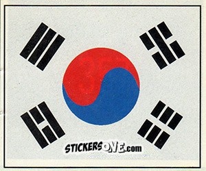 Sticker National Flag - World Cup 1990 - Orbis