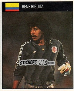 Sticker Rene Higuita - World Cup 1990 - Orbis