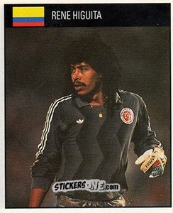 Sticker Rene Higuita - World Cup 1990 n. 358 - Orbis