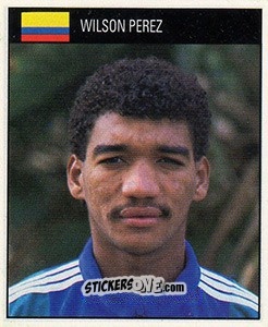 Cromo Wilson Perez - World Cup 1990 - Orbis