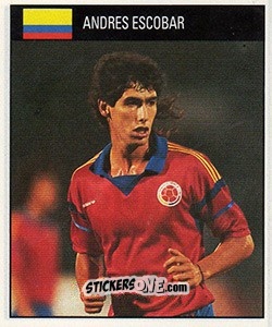Sticker Andres Escobar - World Cup 1990 n. 361 - Orbis