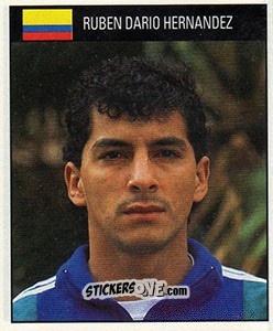 Cromo Ruben Dario Hernandez - World Cup 1990 - Orbis