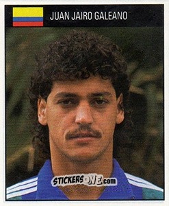 Figurina Juan Jairo Galeano - World Cup 1990 n. 368 - Orbis