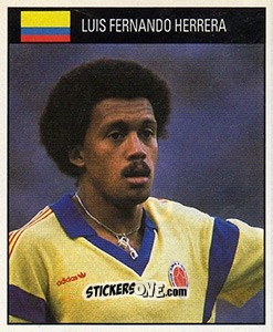 Figurina Luis Fernando Herrera - World Cup 1990 n. 370 - Orbis