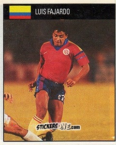 Sticker Luis Fajardo - World Cup 1990 n. 371 - Orbis