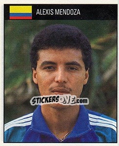 Cromo Alexis Mendoza - World Cup 1990 - Orbis