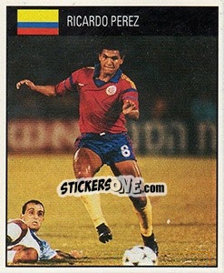 Sticker Ricardo Perez - World Cup 1990 - Orbis