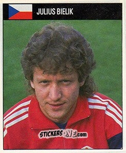 Sticker Julius Bielik - World Cup 1990 n. 381 - Orbis