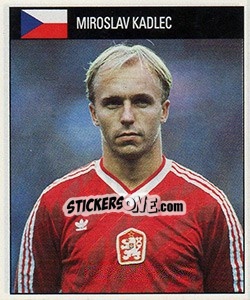 Cromo Miroslav Kadlec - World Cup 1990 - Orbis