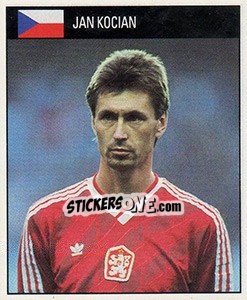 Sticker Jan Kocian - World Cup 1990 - Orbis