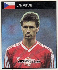 Sticker Jan Kocian - World Cup 1990 - Orbis