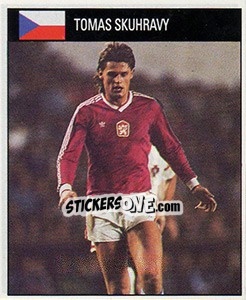 Cromo Tomas Skuhravy - World Cup 1990 - Orbis