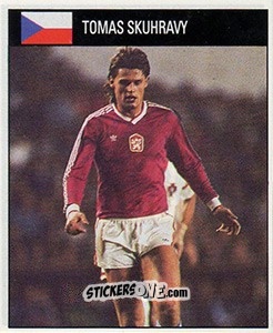 Cromo Tomas Skuhravy - World Cup 1990 - Orbis