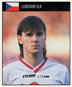 Sticker Lubomir Vlk - World Cup 1990 - Orbis