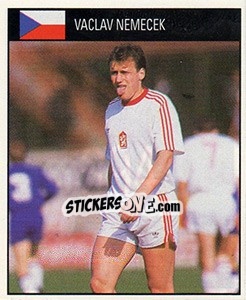 Sticker Vaclav Nemecek - World Cup 1990 - Orbis