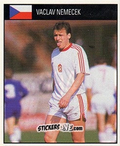Sticker Vaclav Nemecek - World Cup 1990 n. 394 - Orbis