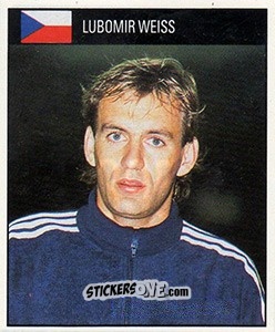 Sticker Lubomir Weiss - World Cup 1990 - Orbis