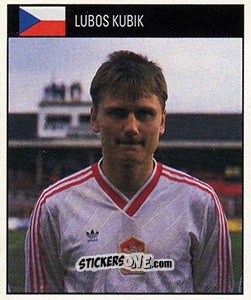 Sticker Lubos Kubik - World Cup 1990 n. 396 - Orbis