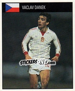 Sticker Vaclav Danek - World Cup 1990 - Orbis