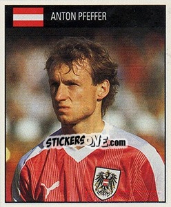 Sticker Anton Pfeffer - World Cup 1990 - Orbis