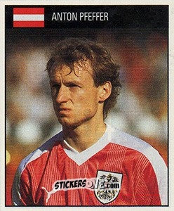 Cromo Anton Pfeffer - World Cup 1990 - Orbis