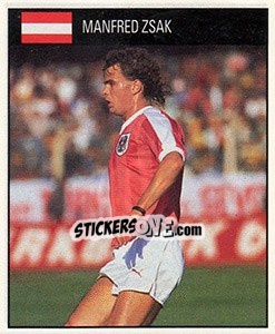 Cromo Manfred Zsak - World Cup 1990 - Orbis