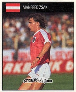 Cromo Manfred Zsak - World Cup 1990 - Orbis