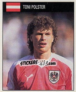 Cromo Toni Polster - World Cup 1990 - Orbis