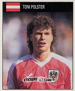 Sticker Toni Polster - World Cup 1990 n. 409 - Orbis