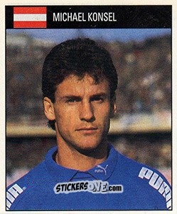 Sticker Michael Konsel - World Cup 1990 n. 411 - Orbis
