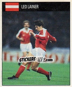 Sticker Leo Lainer - World Cup 1990 - Orbis