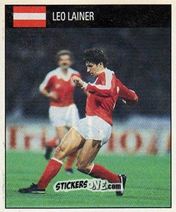 Sticker Leo Lainer - World Cup 1990 - Orbis