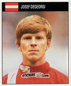 Sticker Josef Degeorgi - World Cup 1990 n. 417 - Orbis