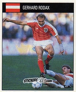 Sticker Gerhard Rodax - World Cup 1990 n. 418 - Orbis