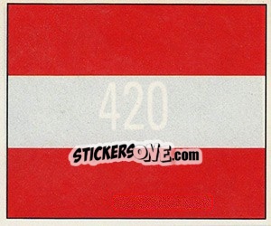 Sticker National Flag - World Cup 1990 n. 420 - Orbis