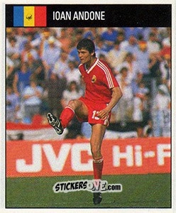 Sticker Ioan Andone - World Cup 1990 - Orbis