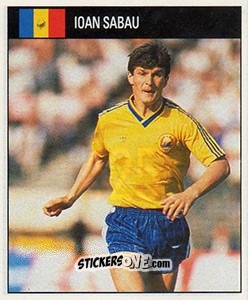 Sticker Ioan Sabau - World Cup 1990 - Orbis