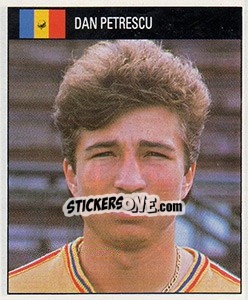 Sticker Dan Petrescu - World Cup 1990 - Orbis