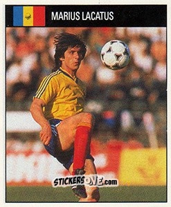 Cromo Marius Lacatus - World Cup 1990 - Orbis