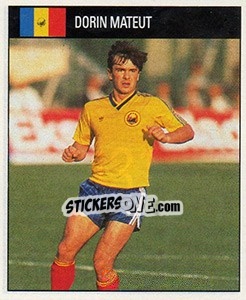 Cromo Dorin Mateut - World Cup 1990 - Orbis