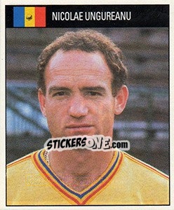 Sticker Nicolae Ungureanu - World Cup 1990 - Orbis