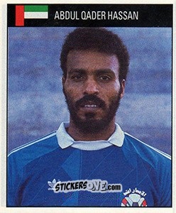 Sticker Abdul Qader Hassan - World Cup 1990 n. 442 - Orbis