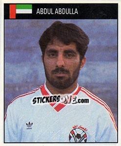 Sticker Abdul Abdulla - World Cup 1990 - Orbis